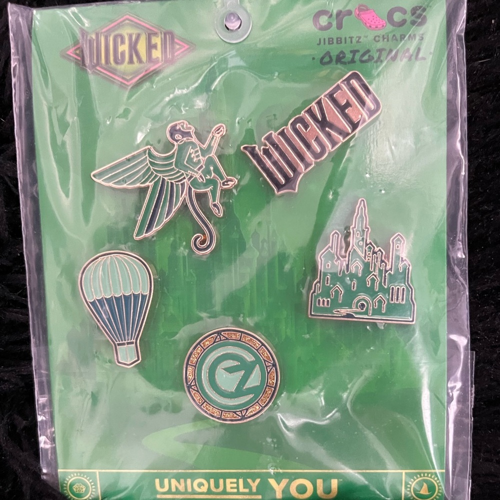 Limited Edition Wicked Crocs Jibbitz Pack- Brand New